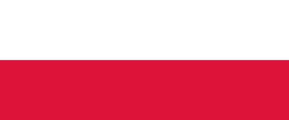 Die polnische Flagge