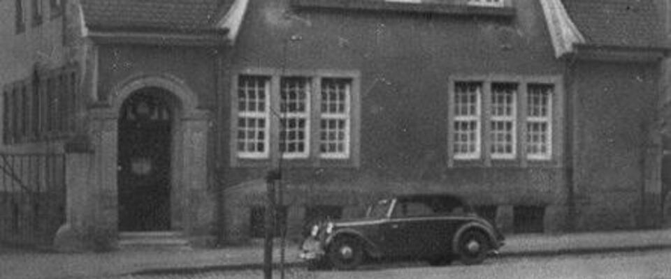 Aussenansicht des Pfortengebäudes ca. 1930