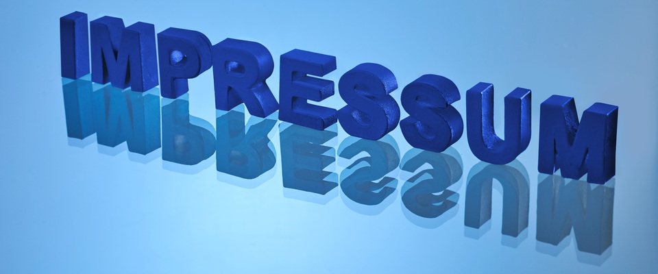 Schriftzug "Impressum"